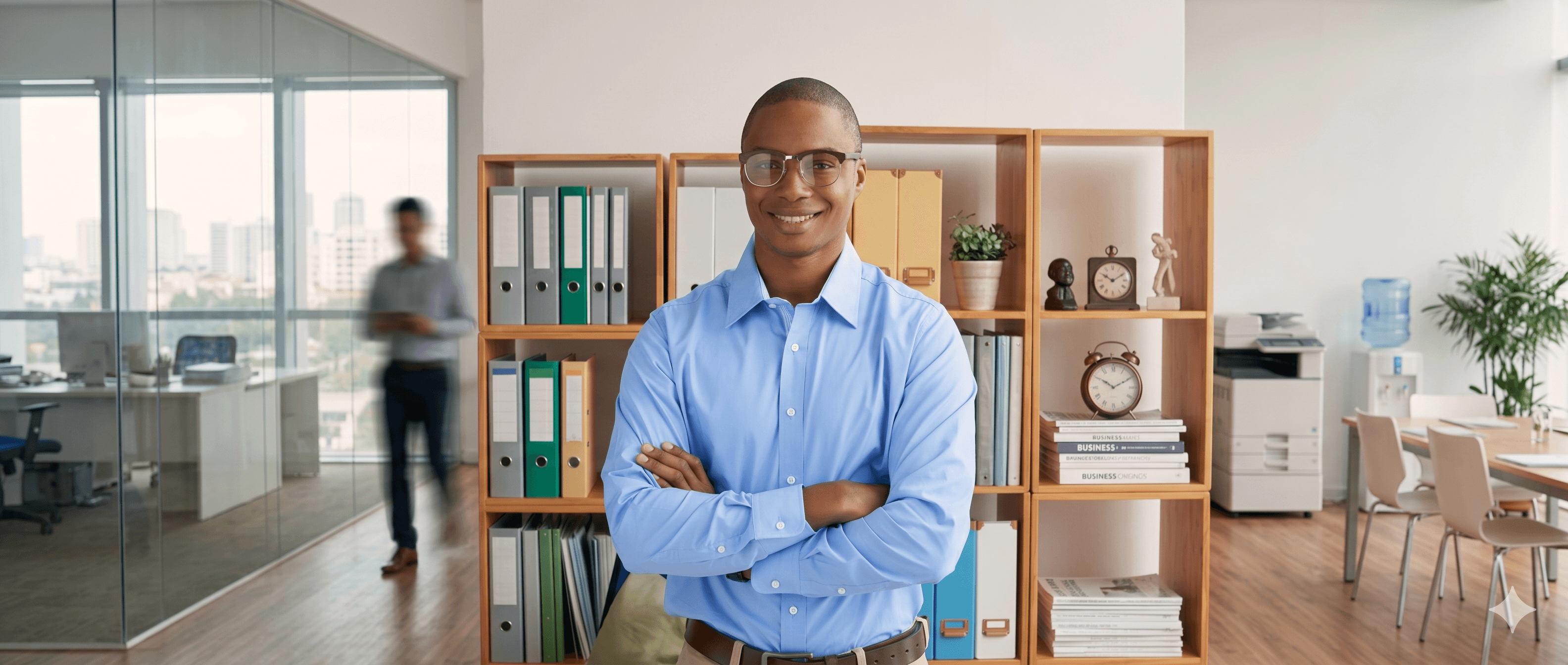 Professional using smartphone for business workflows